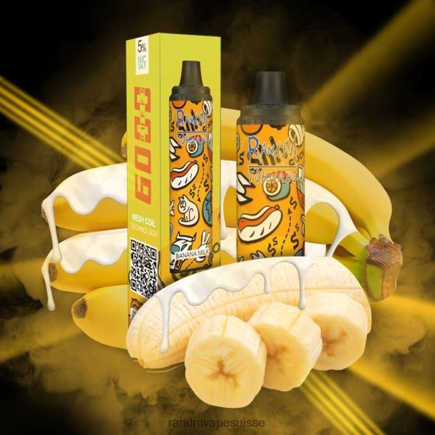 RandM Tornado Dispositif de contrôle du flux d'air 6000, 1 pièce lait de banane BXPBLD288 Puff RandM Prix