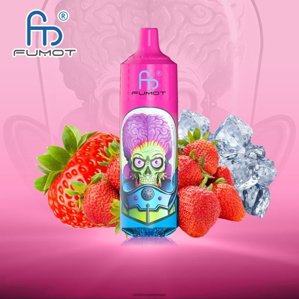 Fumot RandM Tornado Appareil de vape 9000 pro avec batterie et écran ejuice version 1 glace à la fraise BXPBLD198 Puff RandM Prix