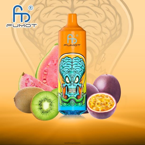 Fumot RandM Tornado Appareil de vape 9000 pro avec batterie et écran ejuice version 1 kiwi fruit de la passion goyave BXPBLD190 RandM Tornado Online Shop