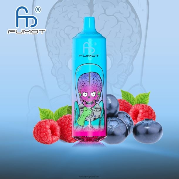 Fumot RandM Tornado Appareil de vape 9000 pro avec batterie et écran ejuice version 1 myrtille framboise BXPBLD186 RandM Tornado Boutique