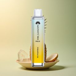 Hayati Pro Max 4000 Puffs Glace Ananas Rechargeable 1400mAh Dual 1.1 Ohm