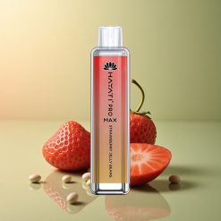 Hayati Pro Max 4000 Puffs Haricot à la Gelée de Fraise Rechargeable 1400mAh 2ml