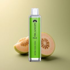 Hayati Pro Max 4000 Puffs Mogu Mogu Melon Rechargeable 1400mAh Dual Mesh Coil