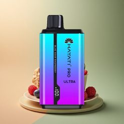 Hayati Pro Ultra 15000 Puffs Menthe Myrtille Framboise 2% Nicotine 850mAh