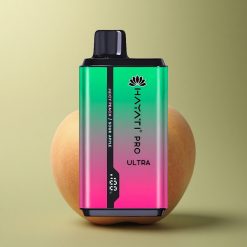 Hayati Pro Ultra 15000 Puffs Pomme Acidulée Pêche Juteuse 850mAh 2% Nicotine