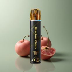 JNR Black&Golden 600+200 Cerise Bleu Razz avec 2% de nicotine et batterie 550mAh