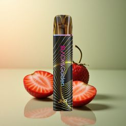 JNR Black&Golden 600+200 Glace à la Fraise 550mAh 2% Nicotine
