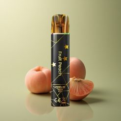 JNR Black&Golden 600+200 Pêche Dorée 550mAh 2ml Nicotine 2%