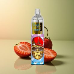 RandM Fumot Tornado 7000 Puffs Fraise Kiwi 850mAh Type-C Lumière RGB