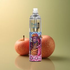 RandM Fumot Tornado 7000 Puffs Pomme Rouge Citron avec batterie 850 mAh et 5% nicotine