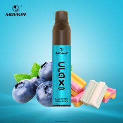 RandM Movkin Ulax Dispositif de vape jetable rechargeable 6800 (bobine en céramique) chewing-gum aux bleuets BXPBLD67 RandM Tornado Magasin
