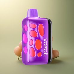 VOZOL RAVE 40000 Puffs Glace de Raisin Lumière Vibrante 1000mAh