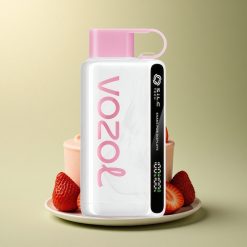 VOZOL STAR 9000/12000 Puffs Crème Glacée à la Fraise avec Recyclé et 650mAh